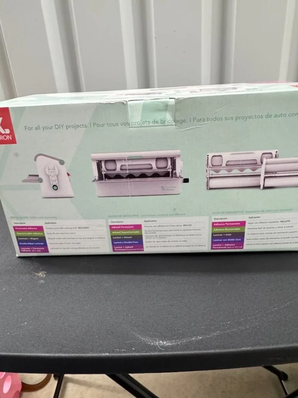 Xyron Creative Station Model 624632 Sticker Maker &Laminating Machine Hand Crank